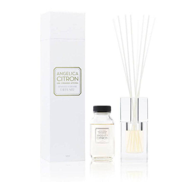 Angelica Citron 140ml Bevelled Crystal Diffuser