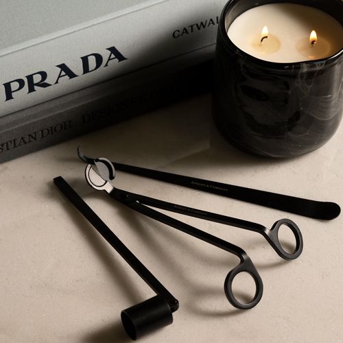 Candle Accessory Set Candle Snuffer, Wick Trimmer Wick Dipper