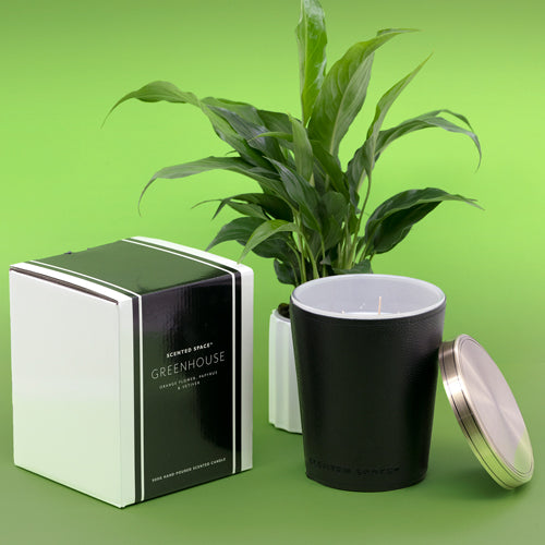 Greenhouse 900g Leather Candle