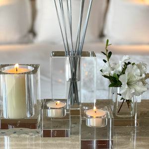 Abode Aroma Crisp White Linen Crystal Collection