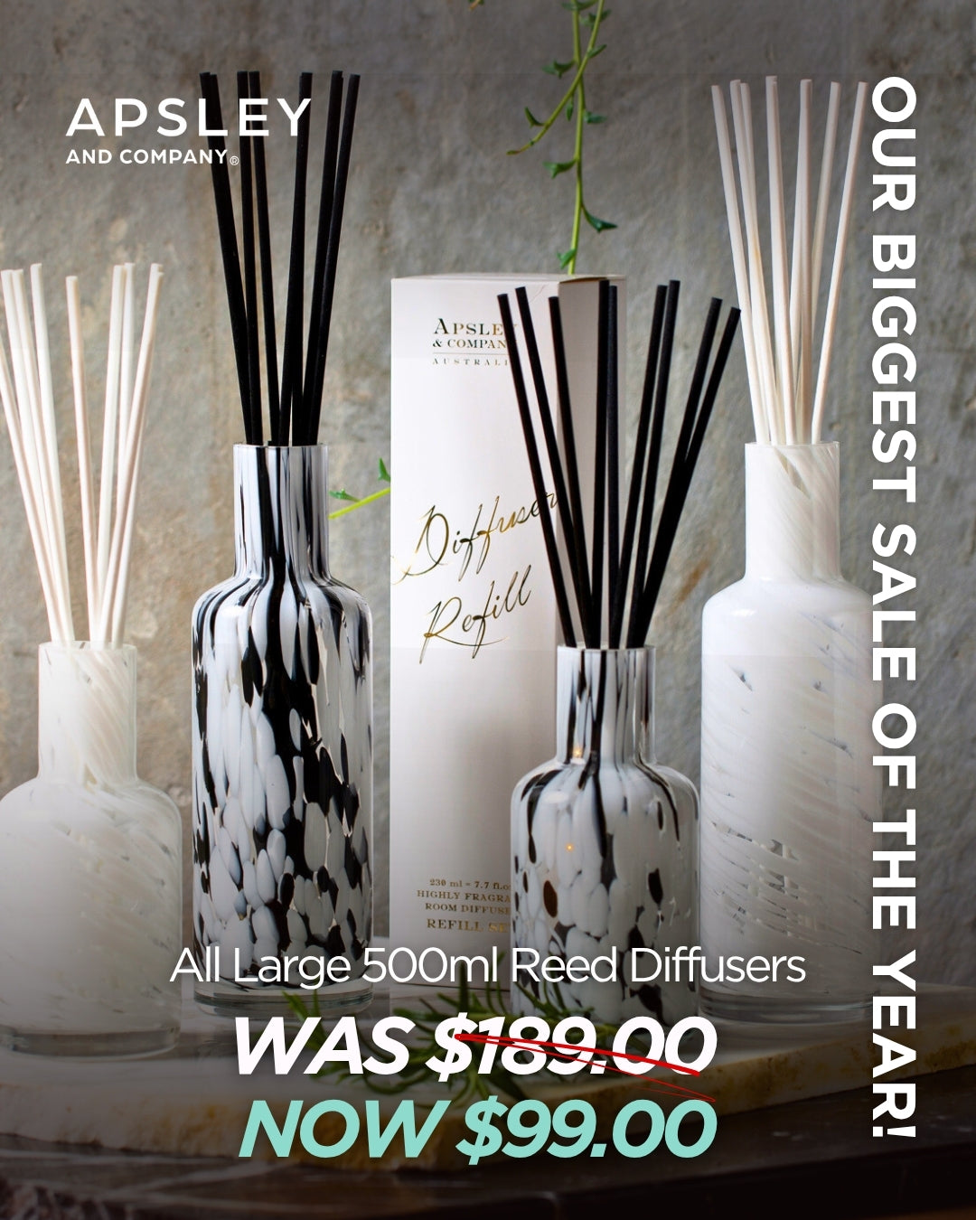 Apsley 500ml Prestigious Diffusers
