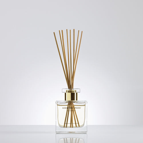 Violet & White Peach Scented Reed Diffuser