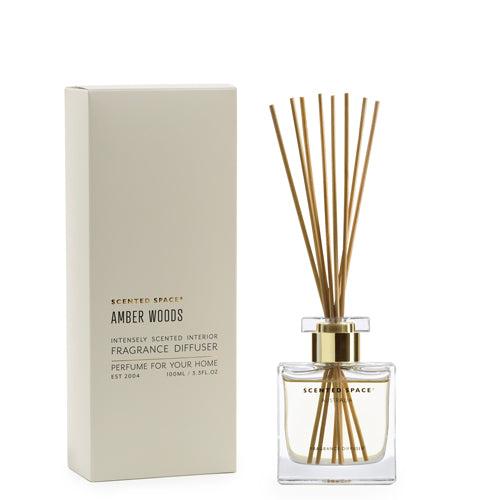 Amber Woods 100ml Reed Diffuser