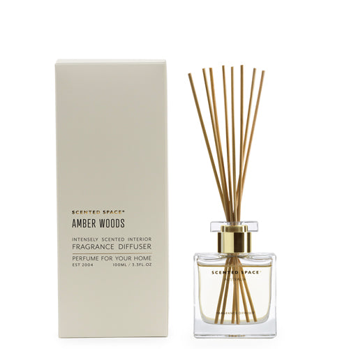 Amber Woods 100ml Reed Diffuser