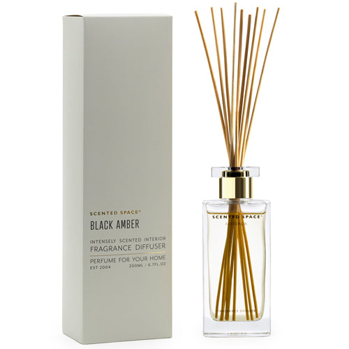 Black Amber 200ml Reed Diffuser – APSLEY AND COMPANY