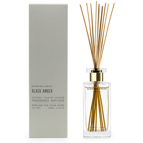 Black Amber 200ml Reed Diffuser