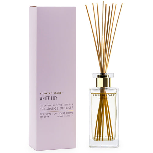 White Lily 200ml Reed Diffuser