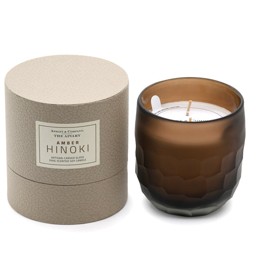 Amber Hinoki Apiary Candle 350g