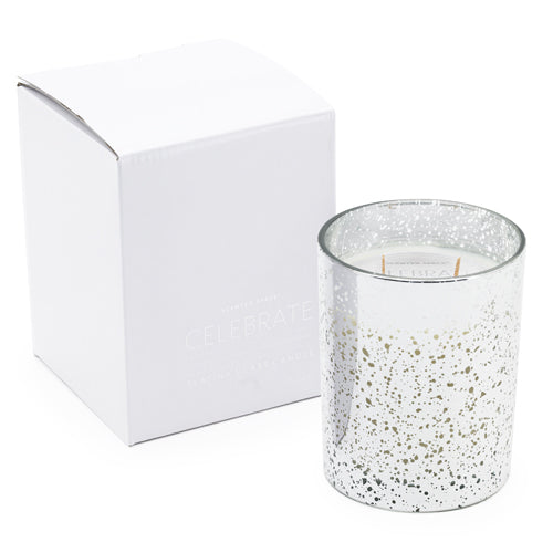 Scented Space Celebrate Candle Silver
