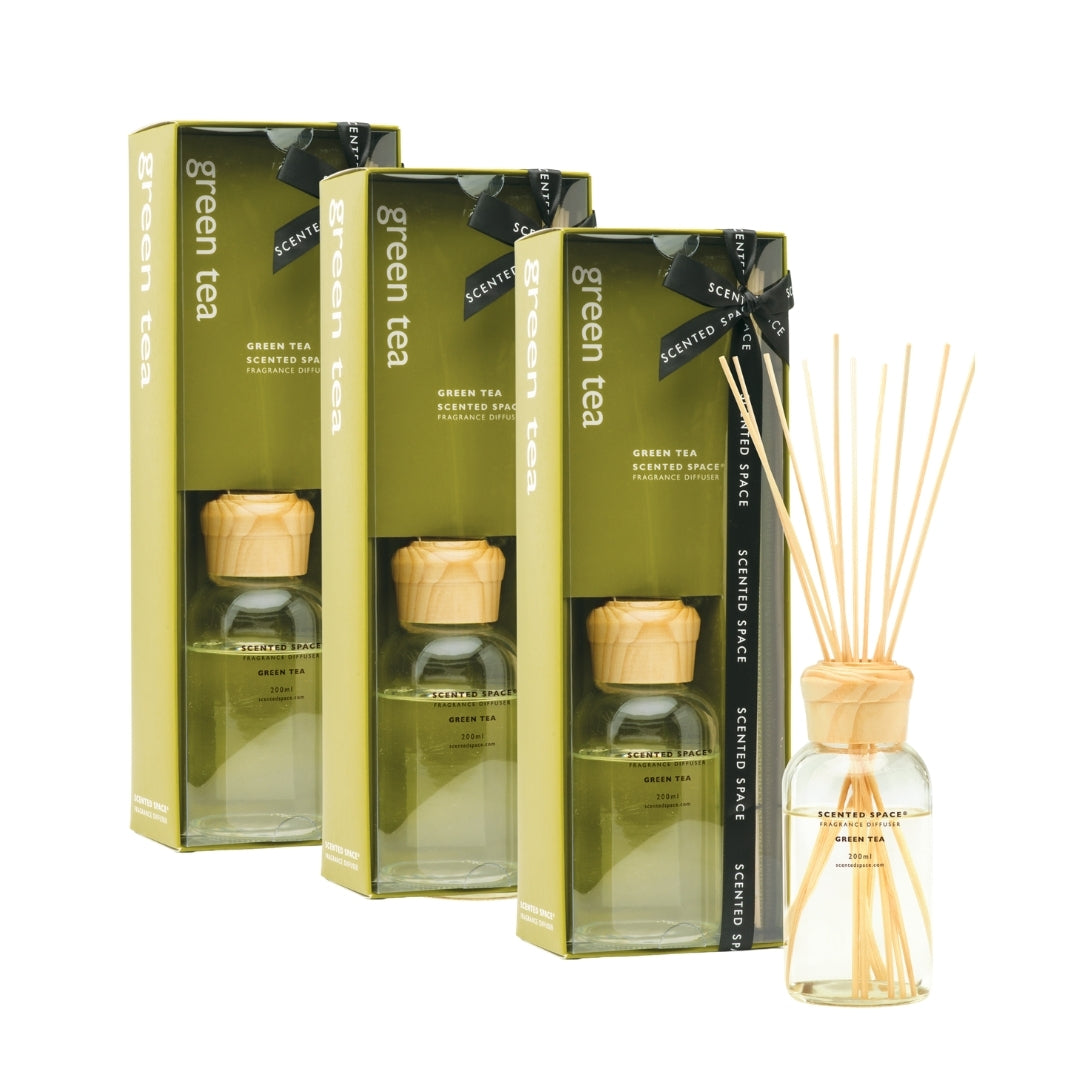 The Timeless Trio - 3 x Green Tea Diffusers