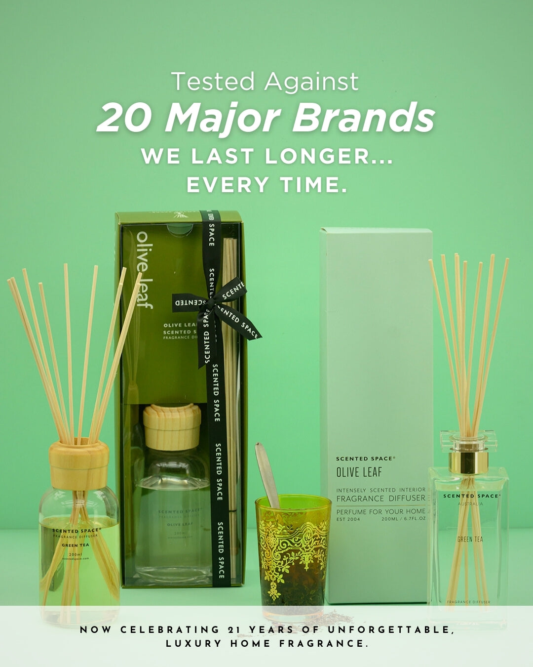 Green Tea 200 ml Fragrance Diffuser - Original
