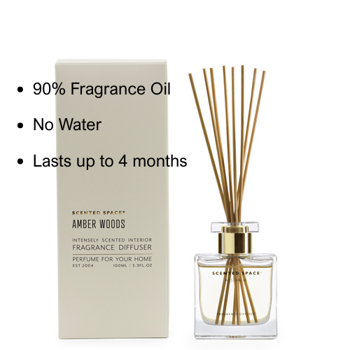 Amber Woods 100ml Reed Diffuser