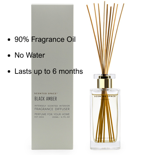Black Amber 200ml Reed Diffuser
