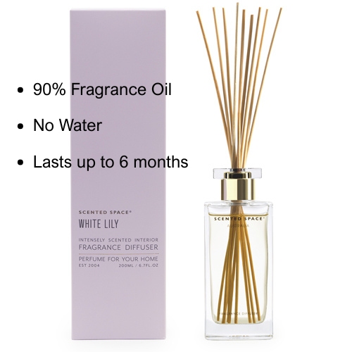 White Lily 200ml Reed Diffuser