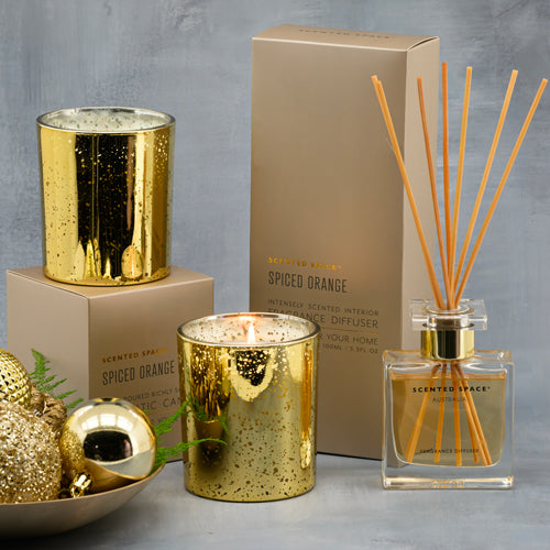 Scented Space Spiced Orange Candle & Room Diffuser