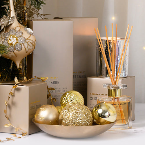 Scented Space Spiced Orange Candle & Diffuser
