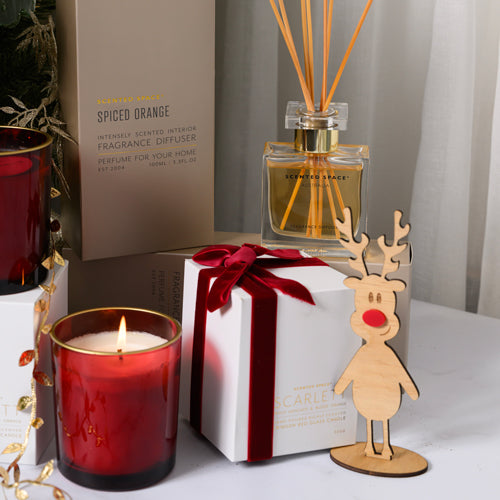 Scented Space Orange Spice Diffuser & Scarlett Candle