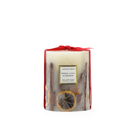 Botanical Candle 900g - Red Ribbon