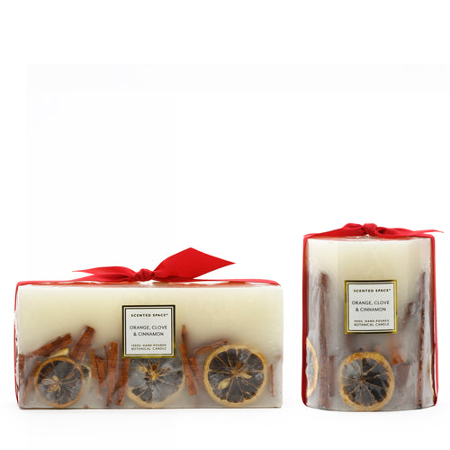 Botanical Candle 900g - Red Ribbon