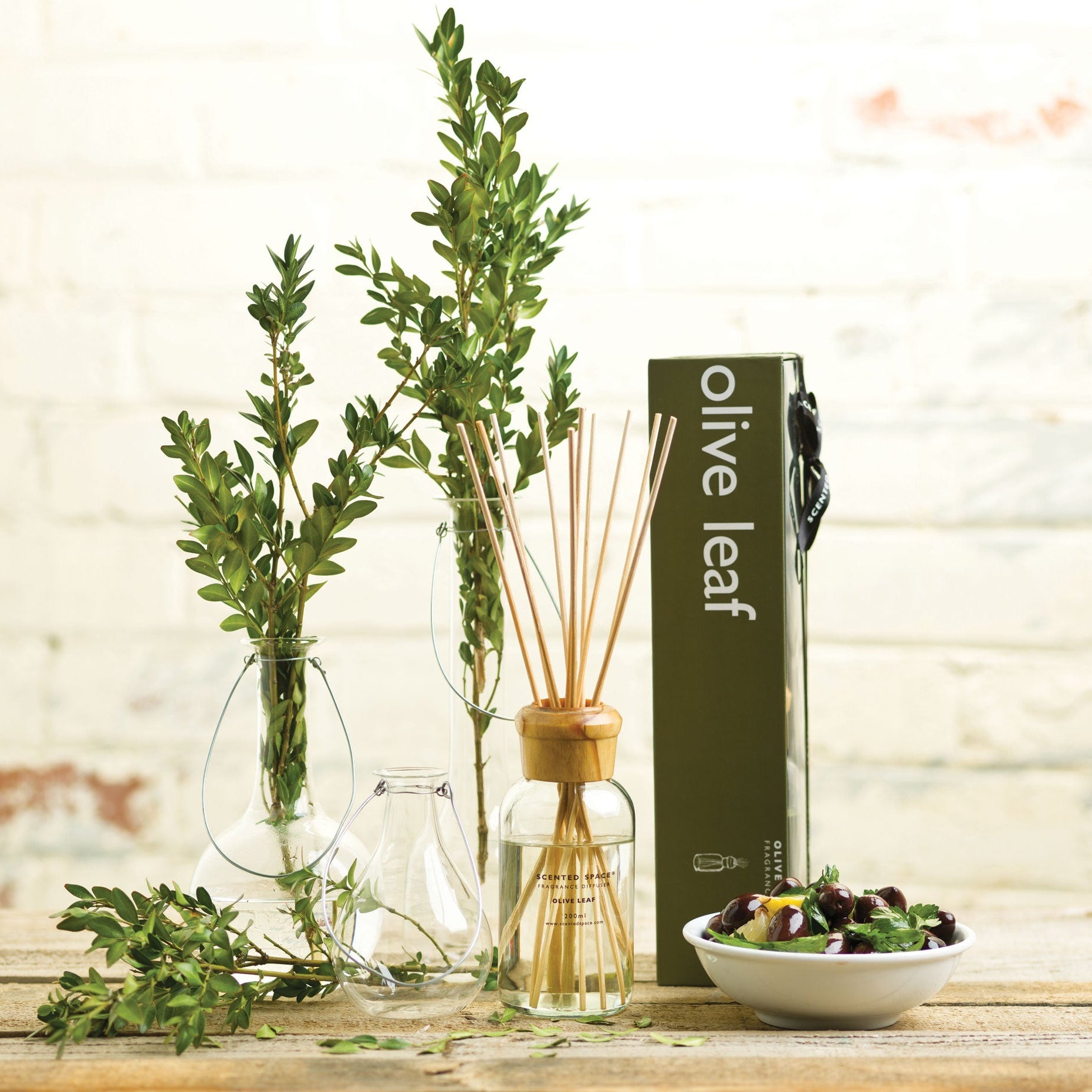 Olive Leaf 200ml Reed Diffuser - Original