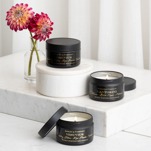Vesuvius Travel Candle