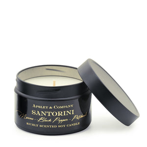 Santorini Travel Candle