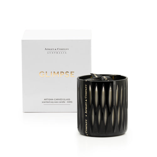 Glimpse Luxury Candle 440g Noir
